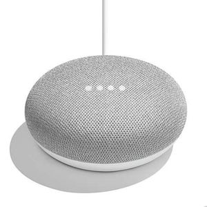 New Google Home Mini in light grey